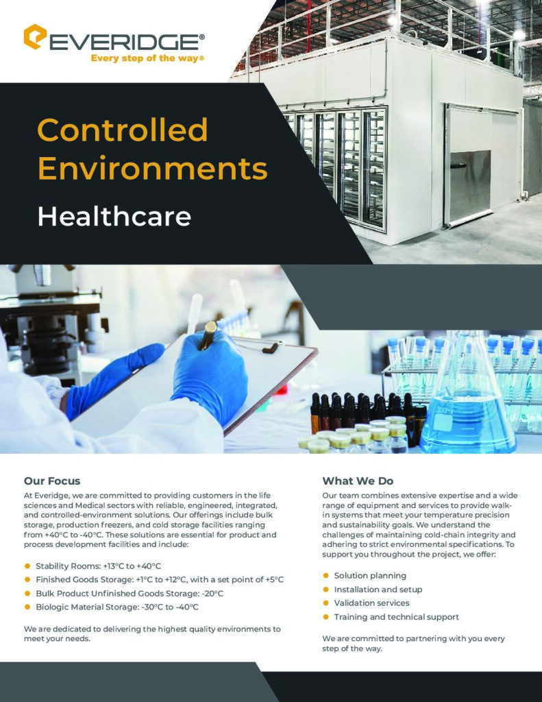 Controlled Environments Healthcare Flyer